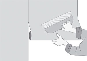 lepenie vliesové fototapety na stenu