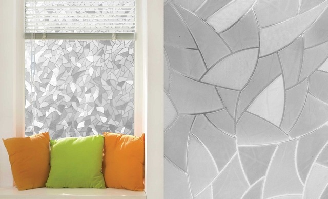 Statická fólia na okno Črepy