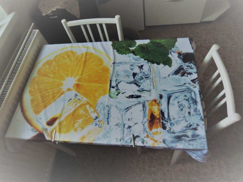 Ubrus s motivem Citrón a led