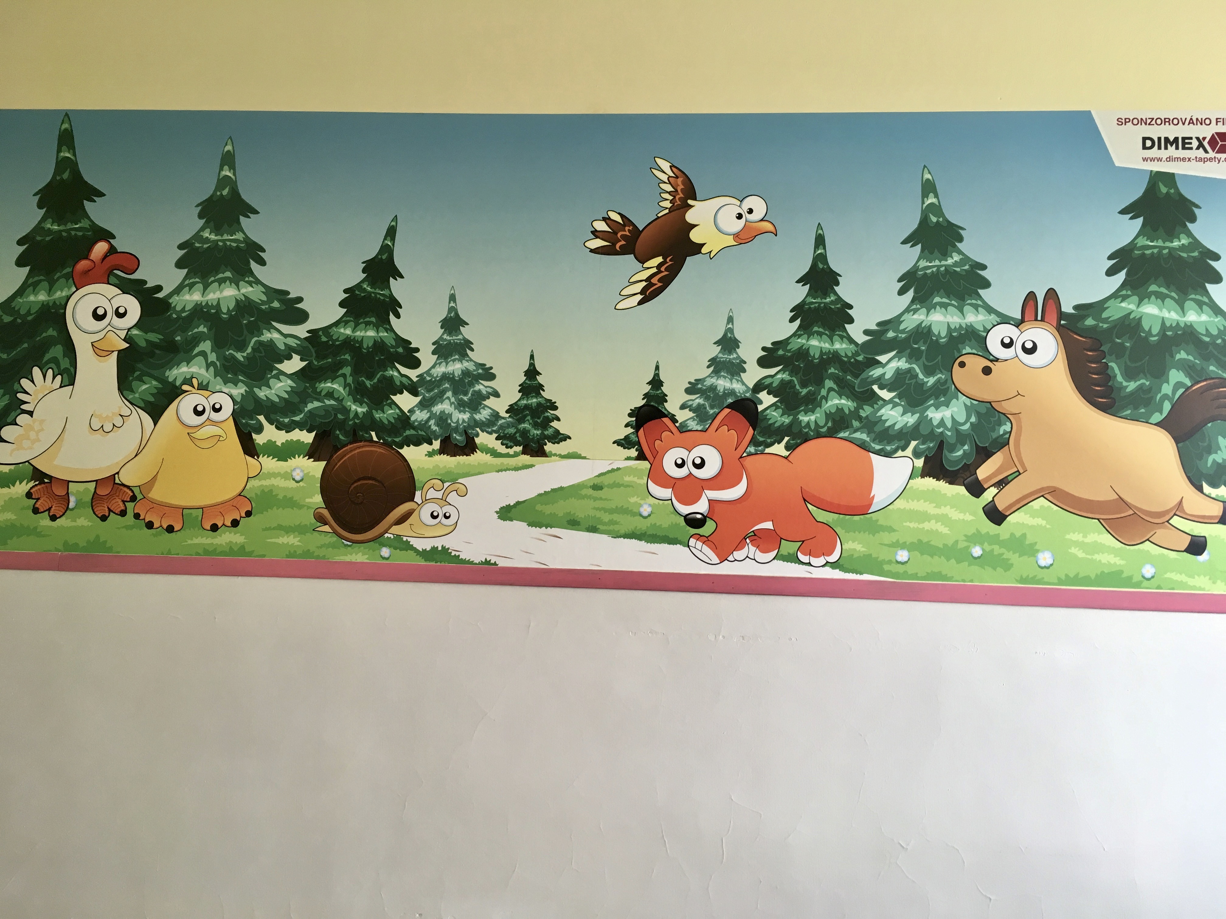 Vliesová fototapeta pro děti Zvířátka